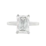 Emerald Cut Solitaire Lab-Grown Diamond Ring