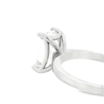 Emerald Cut Solitaire Lab-Grown Diamond Ring - Image 4
