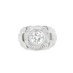 Round Brilliant Solitaire Lab-Grown Diamond Ring - Image 4