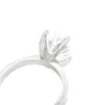 Oval Brilliant Solitaire Lab-Grown Diamond Ring - Image 3