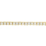Round Lab-Grown Diamond Tennis Necklace