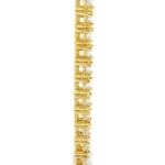 Round Lab-Grown Diamond Tennis Necklace - Image 3