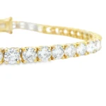 Classic Round Lab-Grown Diamond Tennis Bracelet - Image 4