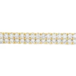 Double Row Lab-Grown Diamond Tennis Bracelet - Image 6