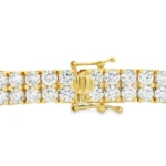 Double Row Lab-Grown Diamond Tennis Bracelet - Image 3