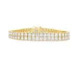 Double Row Lab-Grown Diamond Tennis Bracelet