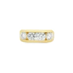 Men's Channel-Set Lab-Grown Diamond Band