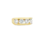 Men's Channel-Set Lab-Grown Diamond Band - Image 2