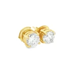 Classic Lab-Grown Diamond Stud Earrings - Image 5