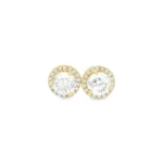 Halo Lab-Grown Diamond Stud Earrings - Image 6