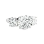 Round Brilliant Three-Stone Lab-Grown Diamond Ring - Image 6