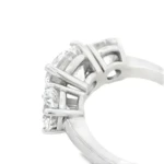 Round Brilliant Three-Stone Lab-Grown Diamond Ring - Image 8