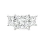 Princess Cut Three-Stone Lab-Grown Diamond Ring
