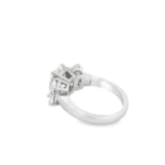 Oval Cut Three-Stone Lab-Grown Diamond Ring