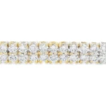 Double Row Lab-Grown Diamond Tennis Bracelet