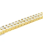 Double Row Lab-Grown Diamond Tennis Bracelet - Image 2