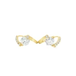 Bypass Lab-Grown Diamond Earrings - Image 4
