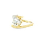 Twisted Bypass Lab-Grown Diamond Ring - Image 3