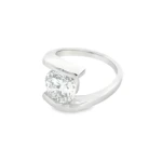 Twisted Bypass Lab-Grown Diamond Ring - Image 4
