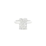 Radiant Cut Hidden Halo Lab-Grown Diamond Ring