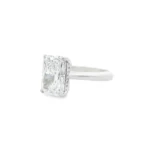 Radiant Cut Hidden Halo Lab-Grown Diamond Ring - Image 4
