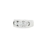 Round Brilliant Three-Stone Lab-Grown Diamond Ring - Image 2