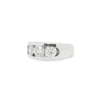 Round Brilliant Three-Stone Lab-Grown Diamond Ring - Image 3