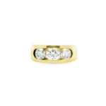 Round Brilliant Three-Stone Lab-Grown Diamond Ring - Image 4