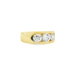 Round Brilliant Three-Stone Lab-Grown Diamond Ring - Image 5