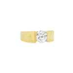 Half Channel Lab-Grown Diamond Ring