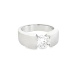 Half Channel Lab-Grown Diamond Ring - Image 5