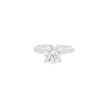 Round Brilliant Solitaire Lab-Grown Diamond Ring - Image 3