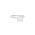 Round Brilliant Solitaire Lab-Grown Diamond Ring - Image 4
