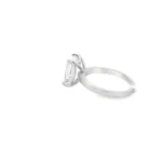 Emerald Cut Solitaire Lab-Grown Diamond Ring - Image 10