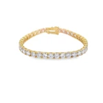 Classic Round Lab-Grown Diamond Tennis Bracelet - Image 3