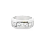 Men's Channel-Set Lab-Grown Diamond Band - Image 4