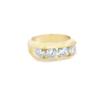 Men's Channel-Set Lab-Grown Diamond Band - Image 6