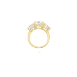Round Brilliant Three-Stone Lab-Grown Diamond Ring - Image 9