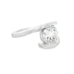 Twisted Bypass Lab-Grown Diamond Ring - Image 5