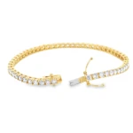 Classic Round Lab-Grown Diamond Tennis Bracelet - Image 4