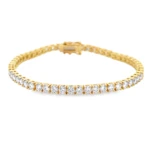 Classic Round Lab-Grown Diamond Tennis Bracelet - Image 2