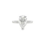 Pear Brilliant Solitaire Lab-Grown Diamond Ring