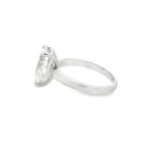 Pear Brilliant Solitaire Lab-Grown Diamond Ring - Image 9