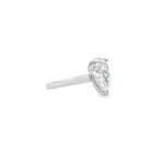 Pear Brilliant Solitaire Lab-Grown Diamond Ring - Image 2