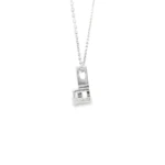 Elongated Drop Lab-Grown Diamond Necklace - Image 8