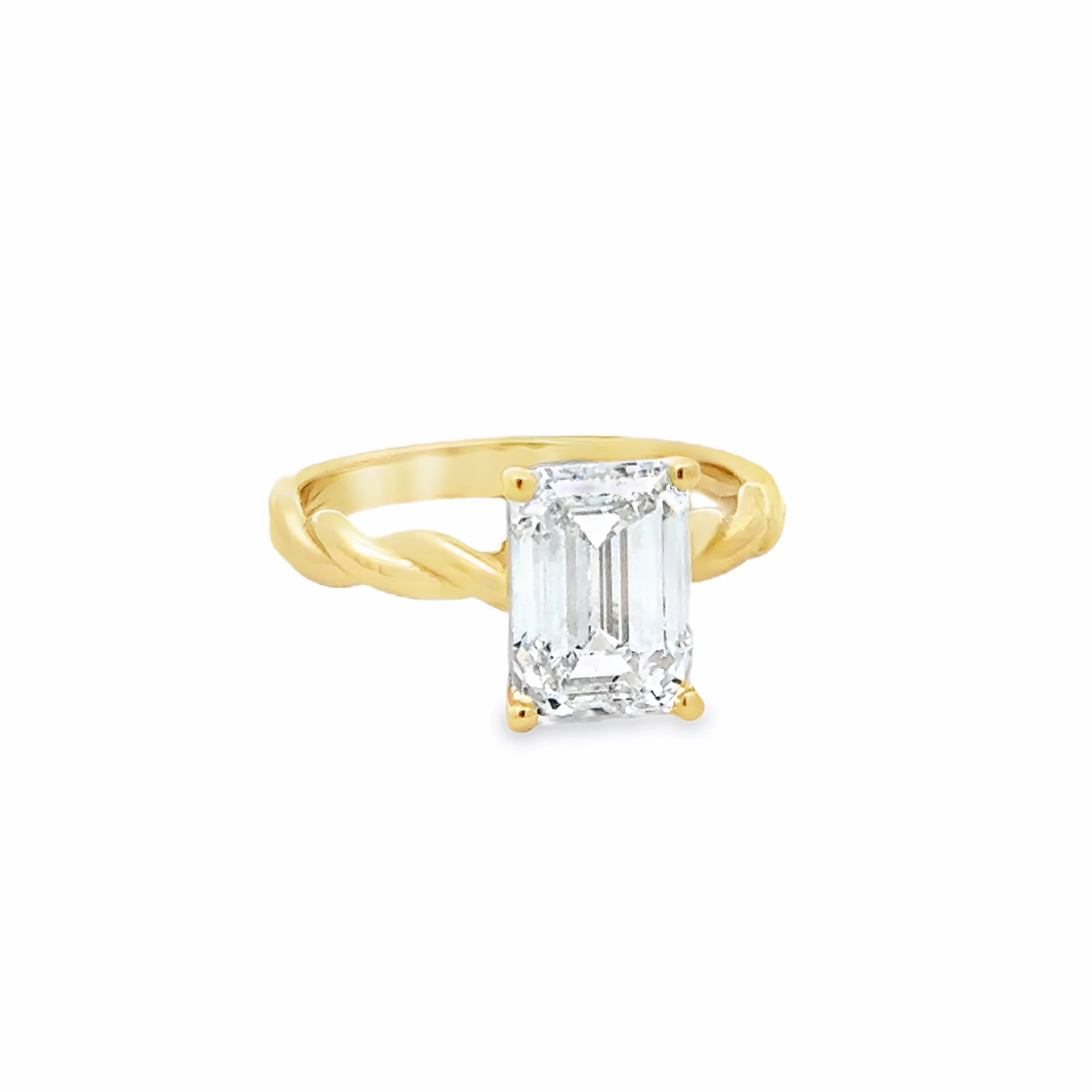 VZCED6oCErDLlpA3TSi8P_7e1cedb9.png Emerald Cut Twisted Band Lab-Grown Diamond Ring - Image 1