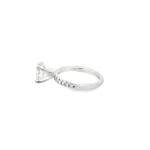 Round Brilliant Pavé Band Lab-Grown Diamond Ring - Image 9