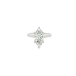 Marquise Brilliant Solitaire Lab-Grown Diamond Ring - Image 2