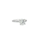 Round Brilliant Pavé Band Lab-Grown Diamond Ring - Image 7